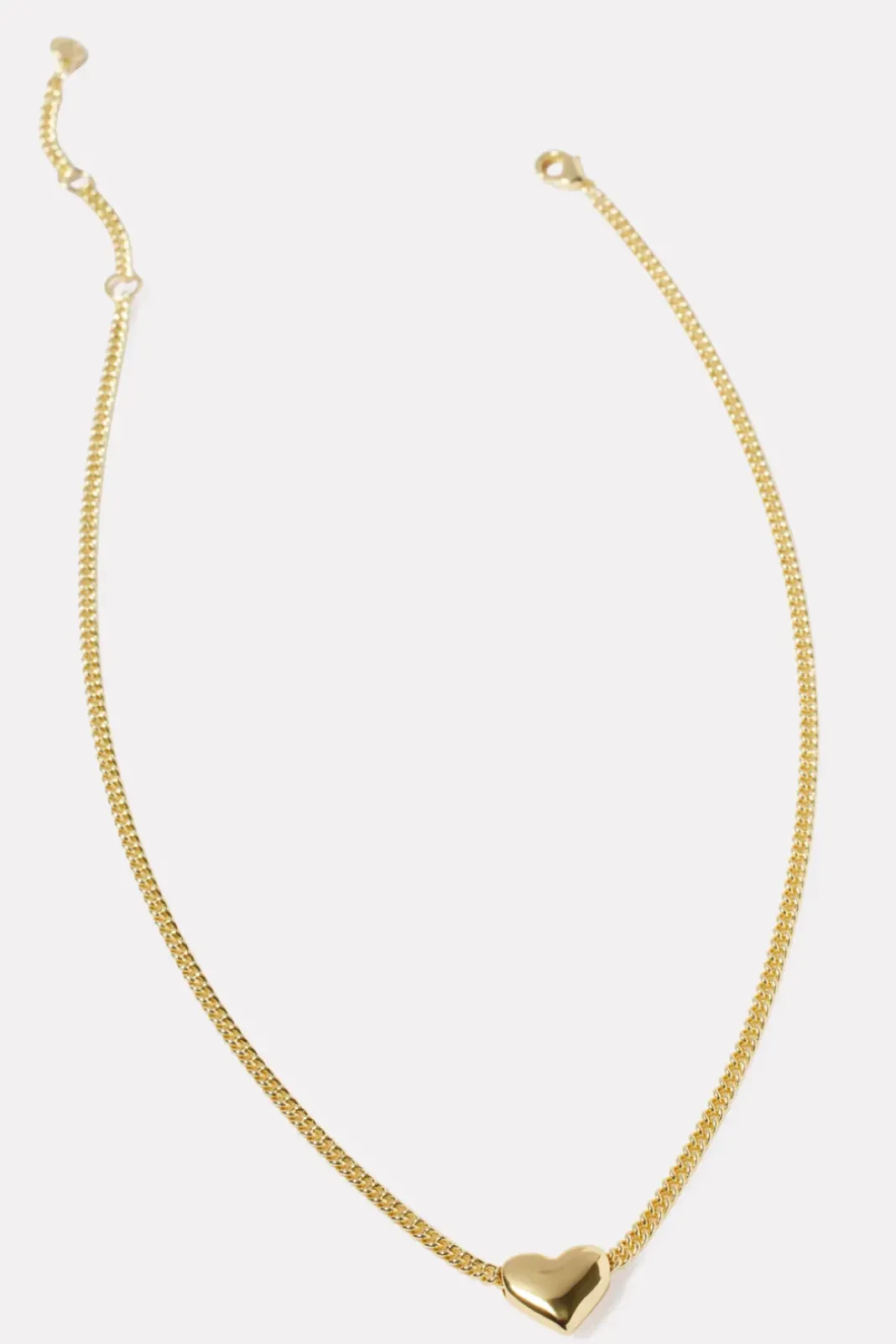 Jewelry<GORJANA Lou Heart Charm Necklace Gold