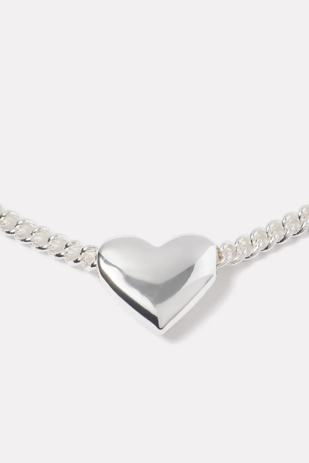 Jewelry<GORJANA Lou Heart Charm Necklace Silver