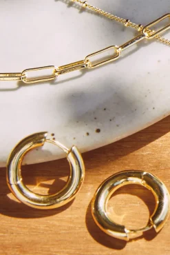 Jewelry<GORJANA Lou Hoops Gold