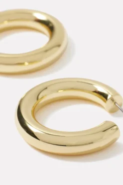 Jewelry<GORJANA Lou Statement Hoops Gold