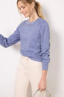 Tops & Tees<EVEREVE Lowell Brushed Pullover Blue
