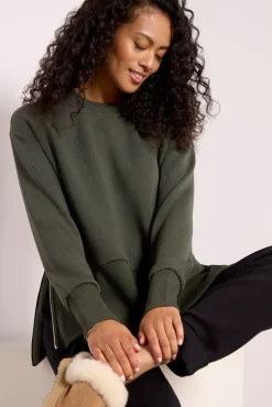 Sweatshirts<VARLEY Lowry Sweat Olivemarl