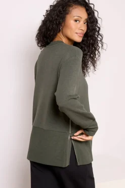 Sweatshirts<VARLEY Lowry Sweat Olivemarl
