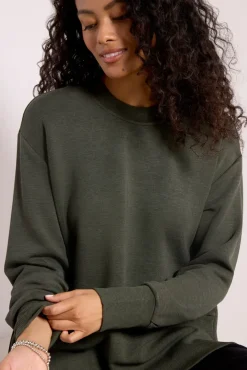 Sweatshirts<VARLEY Lowry Sweat Olivemarl