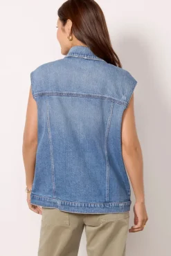 Blazers & Jackets<EVEREVE Luka Vest Mediumlightwash