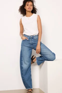 Jeans<AGOLDE Luna Pieced Denim Split