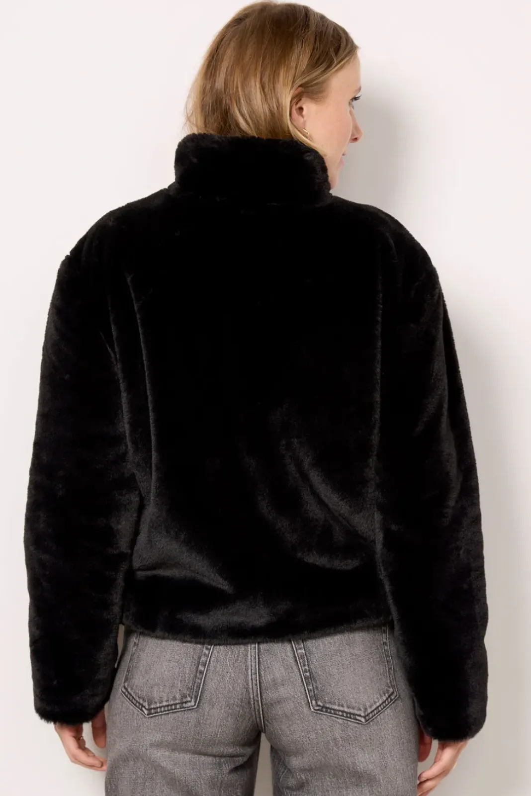 Blazers & Jackets<SANCTUARY Lux Fur Coat Black