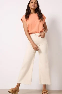 Jeans<CITIZENS OF HUMANITY Lyra Crop Wide Leg Almondette
