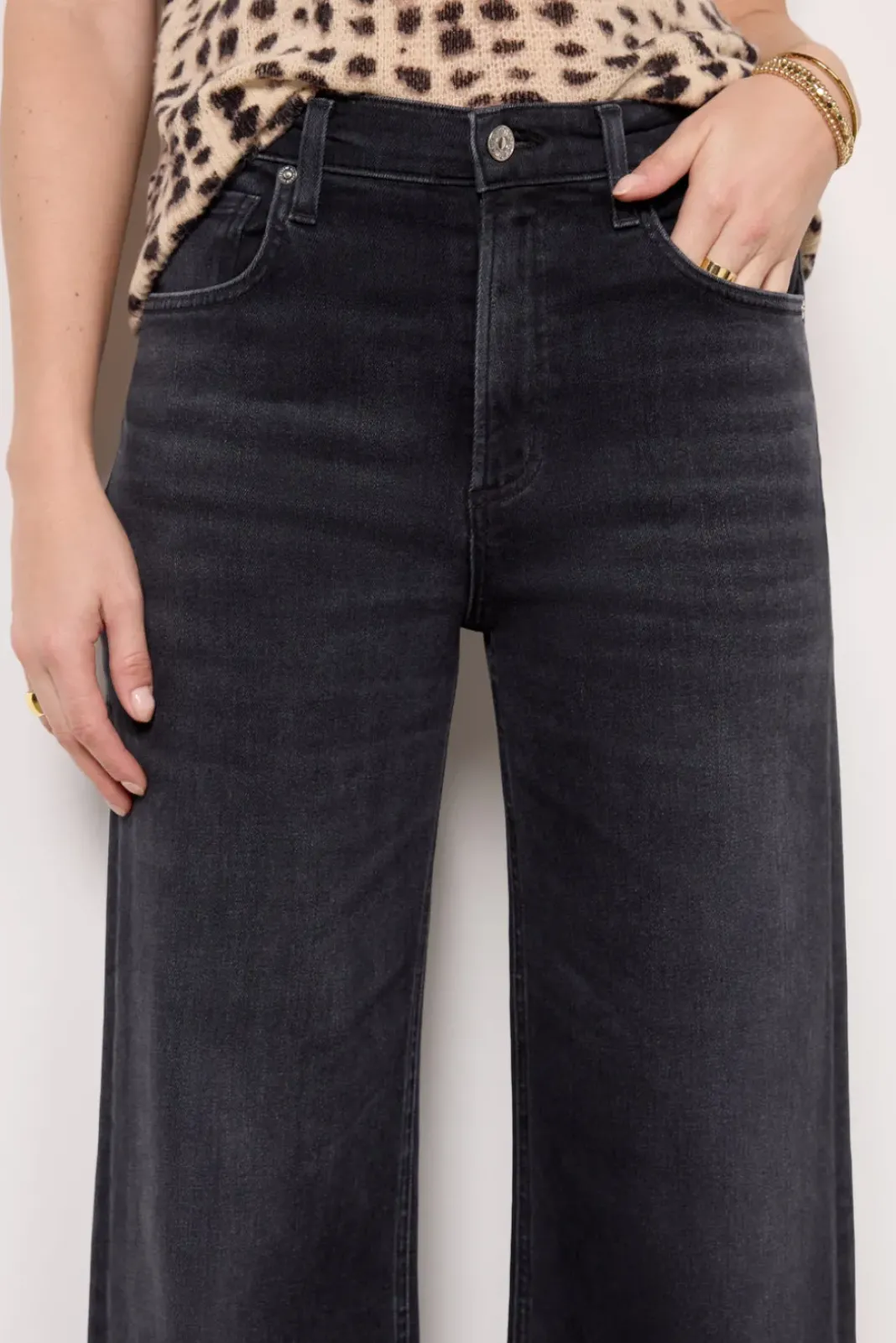 Jeans<CITIZENS OF HUMANITY Lyra Wide Leg Crop Medallian