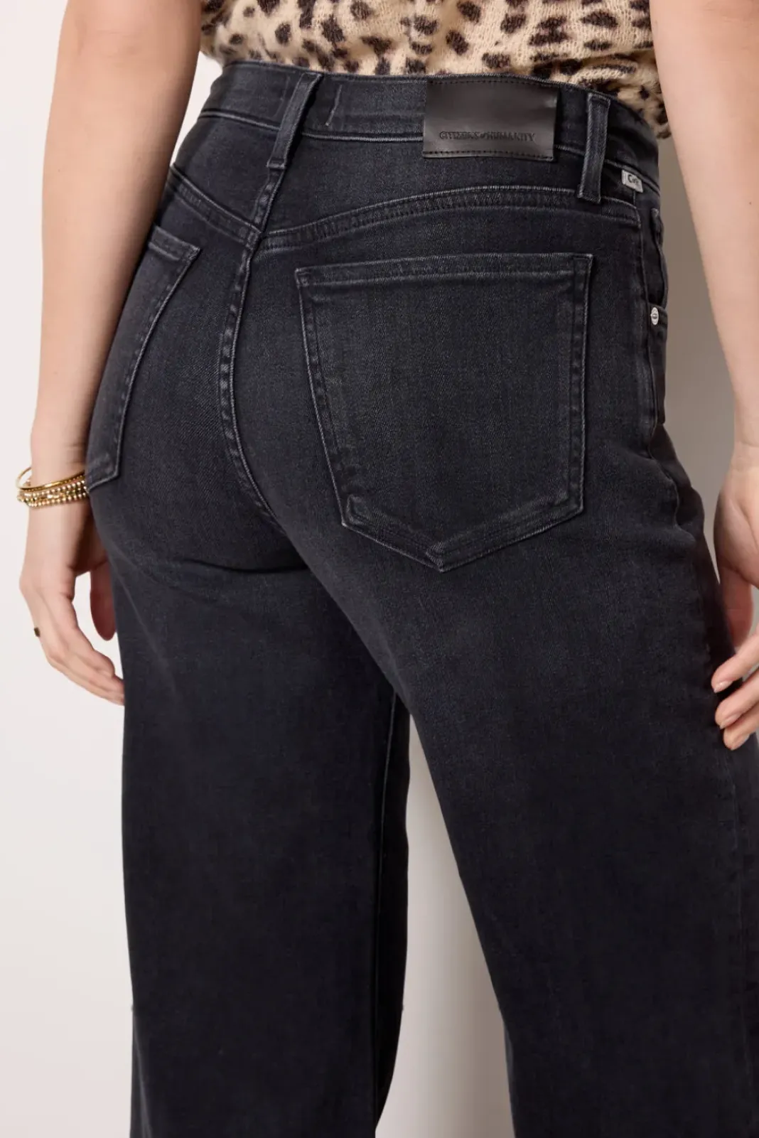 Jeans<CITIZENS OF HUMANITY Lyra Wide Leg Crop Medallian