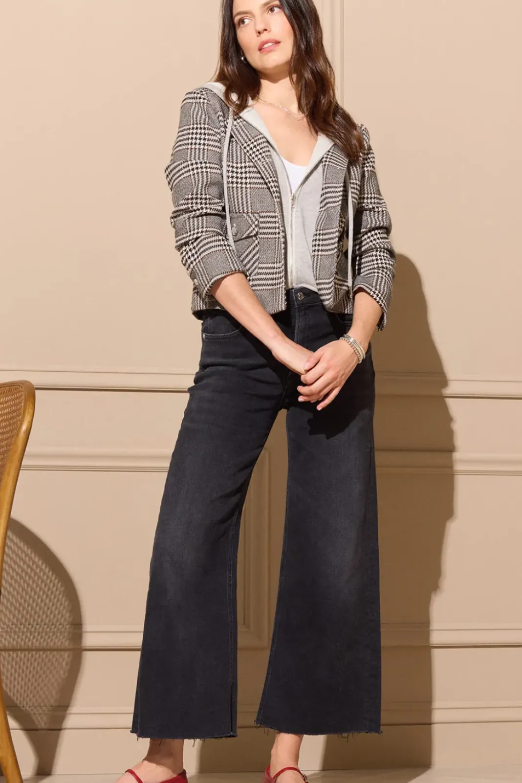 Jeans<CITIZENS OF HUMANITY Lyra Wide Leg Crop Medallian