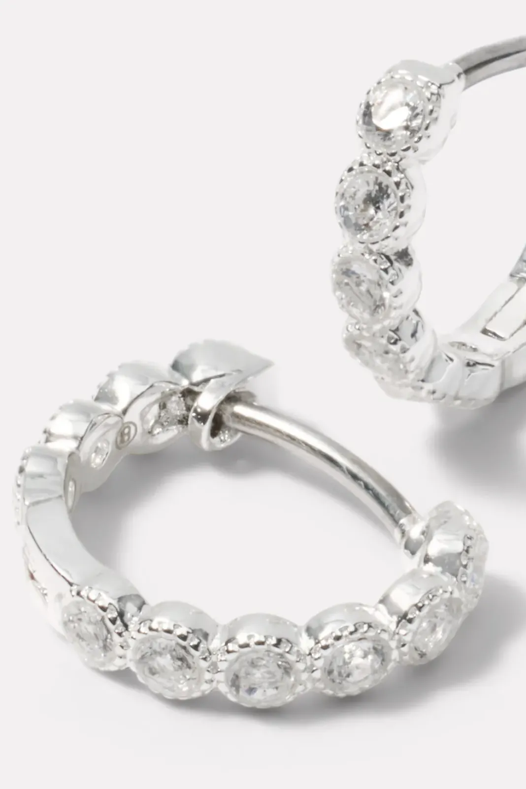 Jewelry<GORJANA Madison Shimmer Huggies Silver