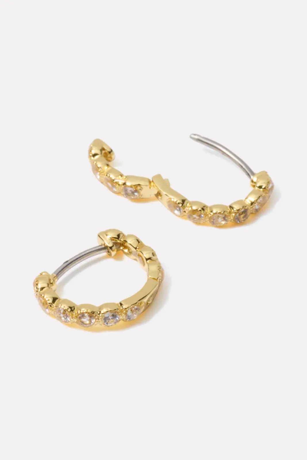 Jewelry<GORJANA Madison Shimmer Huggies Gold
