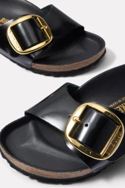 Shoes<BIRKENSTOCK Madrid Big Buckle High Shine Black