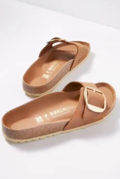 Shoes<BIRKENSTOCK Madrid Big Buckle Sandal Cognacoiledleather