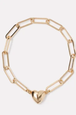 Jewelry<EVEREVE Mae Magnet Heart Bracelet Gold