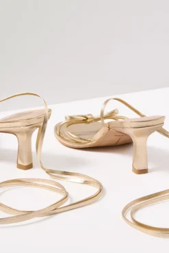Shoes<DOLCE VITA Maison Sandal Goldmetallicleather