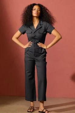 Jumpsuits & Rompers<PISTOLA Makenna Jumpsuit Fadetoblack