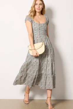 Dresses<PAIGE Marchella Dress Botanicalbluemulti