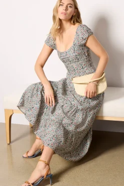 Dresses<PAIGE Marchella Dress Botanicalbluemulti