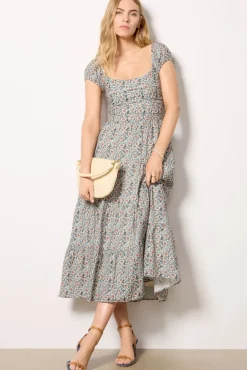 Dresses<PAIGE Marchella Dress Botanicalbluemulti