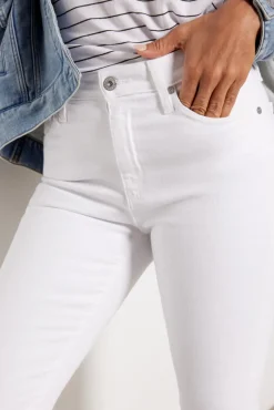Jeans<AG Mari Slim Straight White
