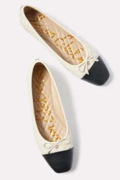 Shoes<SAM EDELMAN Marilyn Cap Toe Ballet Flat Modernivory