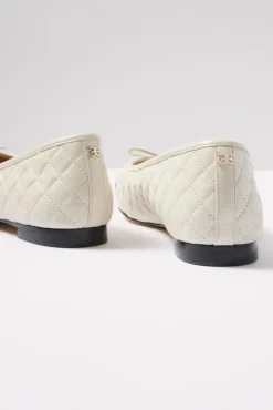 Shoes<SAM EDELMAN Marilyn Cap Toe Ballet Flat Modernivory