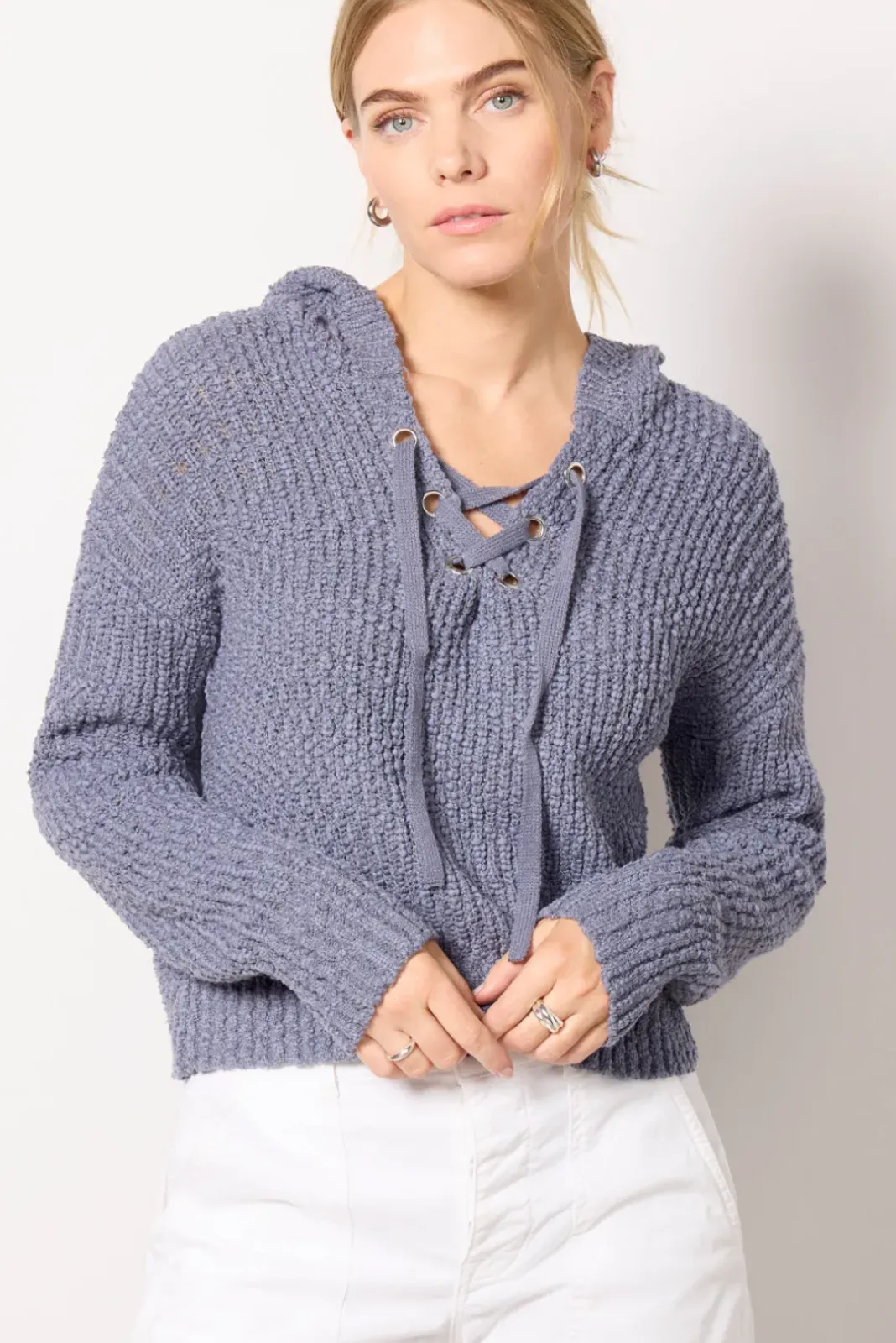 Sweaters<DESIGN HISTORY Marina Hoodie Folkstonegrey