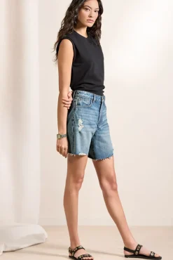 Tops & Tees<NATION LTD Marina Muscle Tee Jetblack