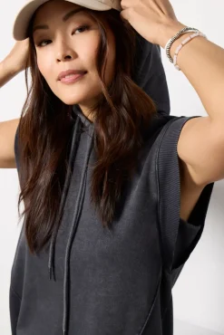 Dresses<EVEREVE Marley Sweatshirt Dress Washedblack