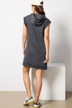 Dresses<EVEREVE Marley Sweatshirt Dress Washedblack