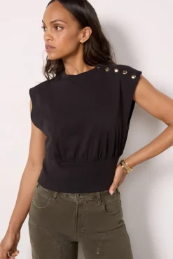 Tops & Tees<NATION LTD Marni Top Black