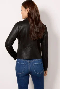 Blazers & Jackets<EVEREVE Marren Moto Jacket Black