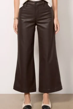 Pants & Leggings<KUT FROM THE KLOTH Meg Coated Wide Leg Chocolate