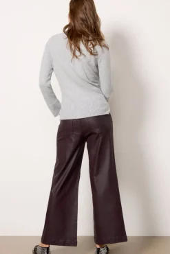Pants & Leggings<KUT FROM THE KLOTH Meg Coated Wide Leg Sangria