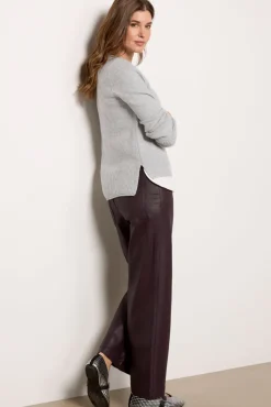 Pants & Leggings<KUT FROM THE KLOTH Meg Coated Wide Leg Sangria