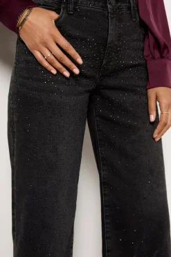 Jeans<KUT FROM THE KLOTH Meg Raw Hem w Bling Illuminated