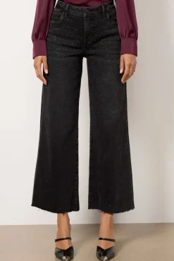 Jeans<KUT FROM THE KLOTH Meg Raw Hem w Bling Illuminated