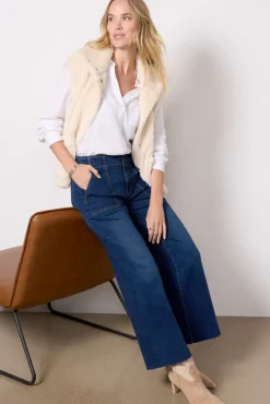 Jeans<KUT FROM THE KLOTH Meg Utility w Raw Hem Demure