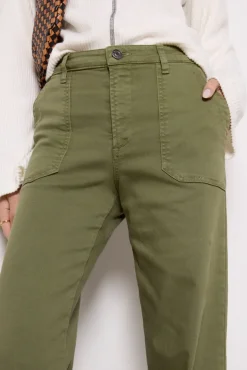 Pants & Leggings<KUT FROM THE KLOTH Meg Utility with Raw Hem Sage