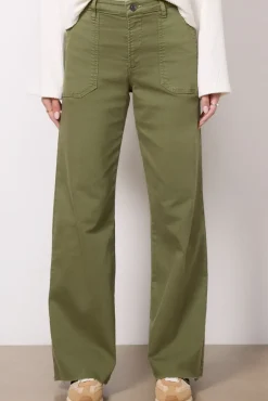 Pants & Leggings<KUT FROM THE KLOTH Meg Utility with Raw Hem Sage