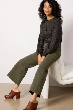 Jeans<KUT FROM THE KLOTH Meg Wide Leg Olive