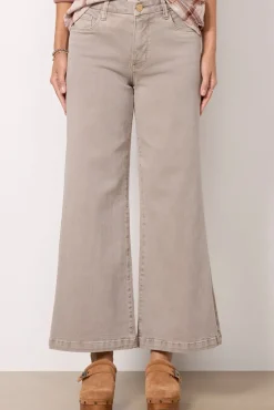 Jeans<KUT FROM THE KLOTH Meg Wide Leg Coffeecream