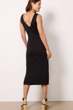 Dresses<NATION LTD Melrose Straight Column Dress Black