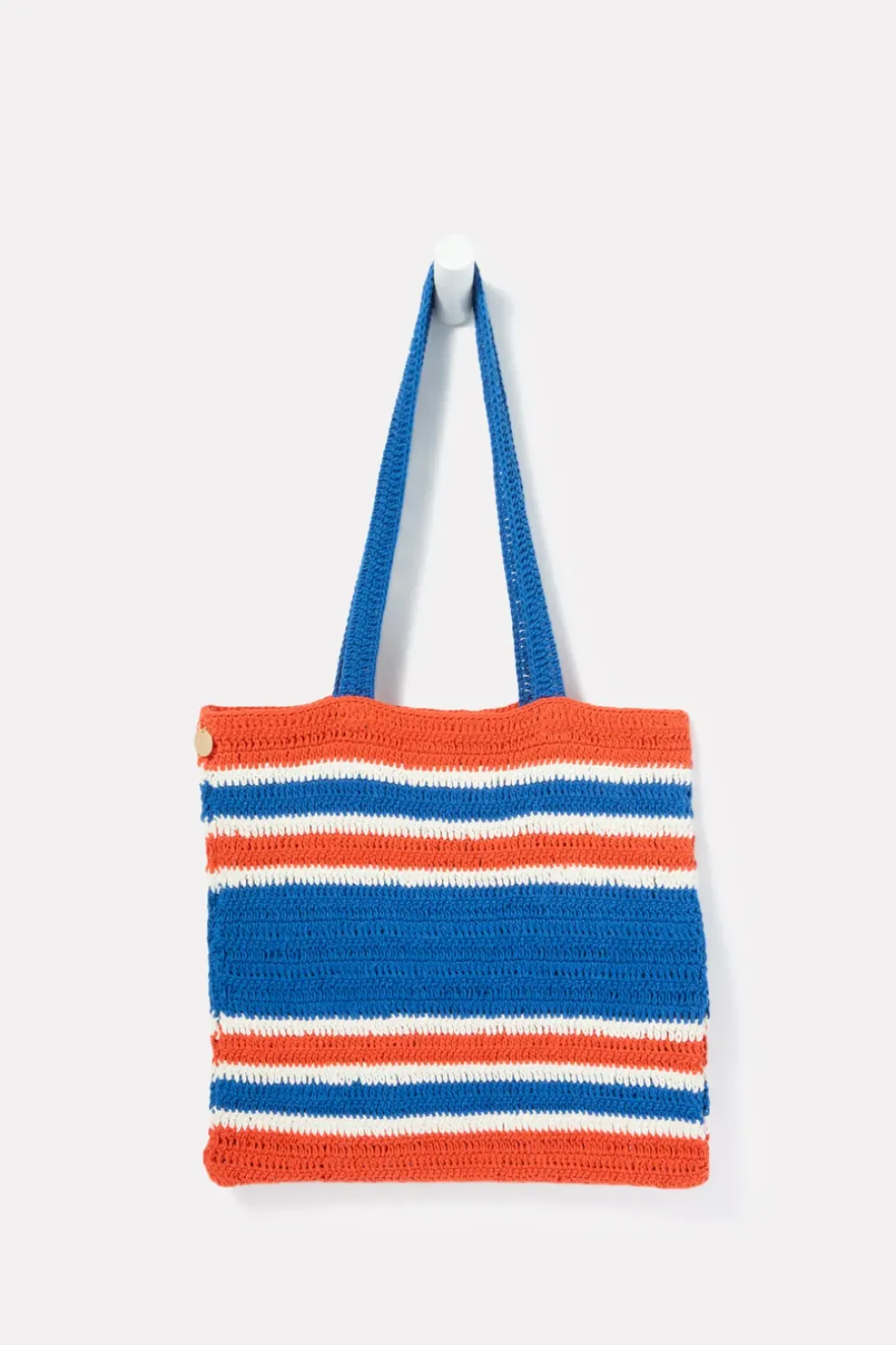 Bags<CLARE V. Michel Le Vibe Tote Cobalt/Brightpoppy