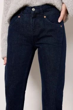 Jeans<RE/DONE Mid Rise Kick Flare Crosshatchrinse
