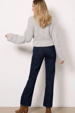 Jeans<RE/DONE Mid Rise Kick Flare Crosshatchrinse
