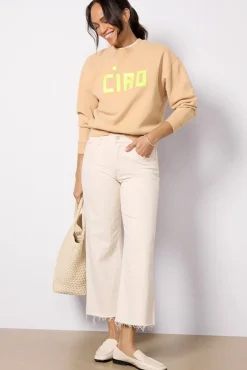 Jeans<MOTHER Mid Rise Maven Ankle Fray Actnatural