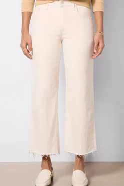 Jeans<MOTHER Mid Rise Maven Ankle Fray Actnatural